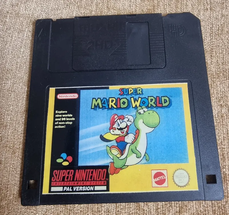 SUPER MARIO WORLD SUPER NINTENDO