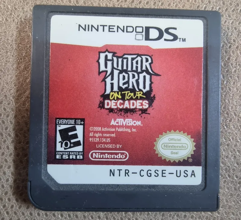 GUITAR HERO ON TOUO DECADES  فقط کارتریج