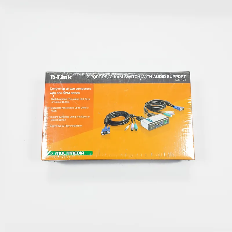 سوییچ KVM دو پورت D-Link مدل KVM-121
