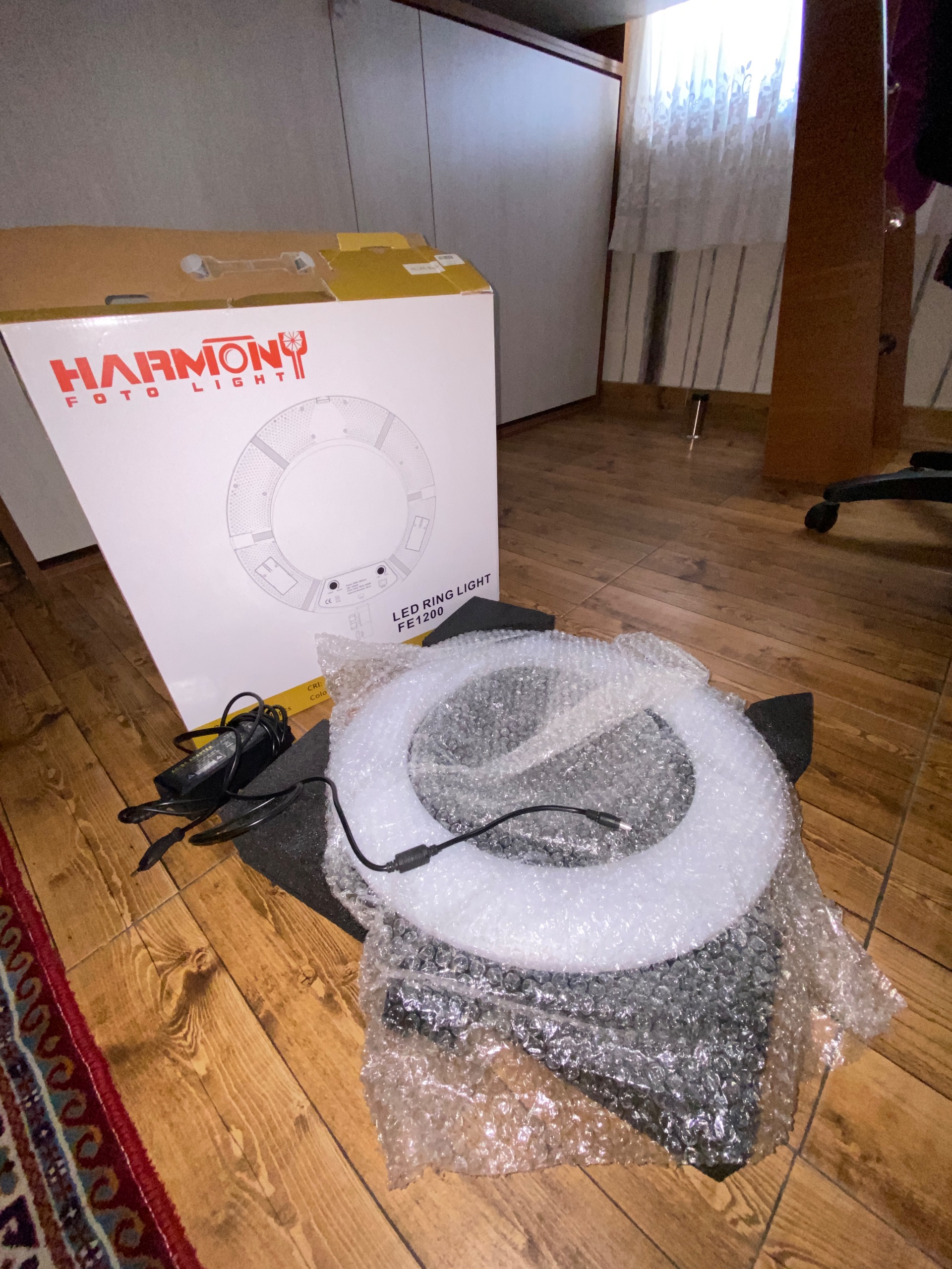 رینگ لایت 45سانتی 120w با پرده