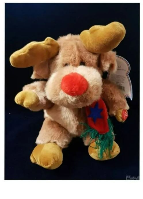 گوزن بزرگ موزیکال (آواز خوان) قهوه ای کریسمس