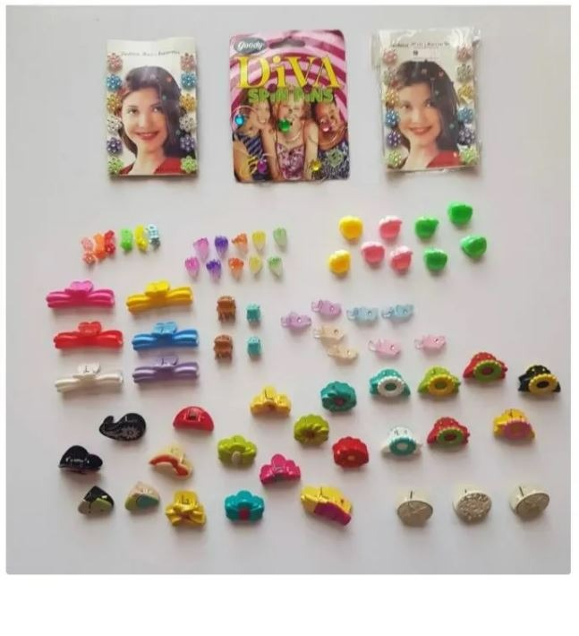 97 عدد کلیپس های فانتزی رنگارنگ نوستالژیک