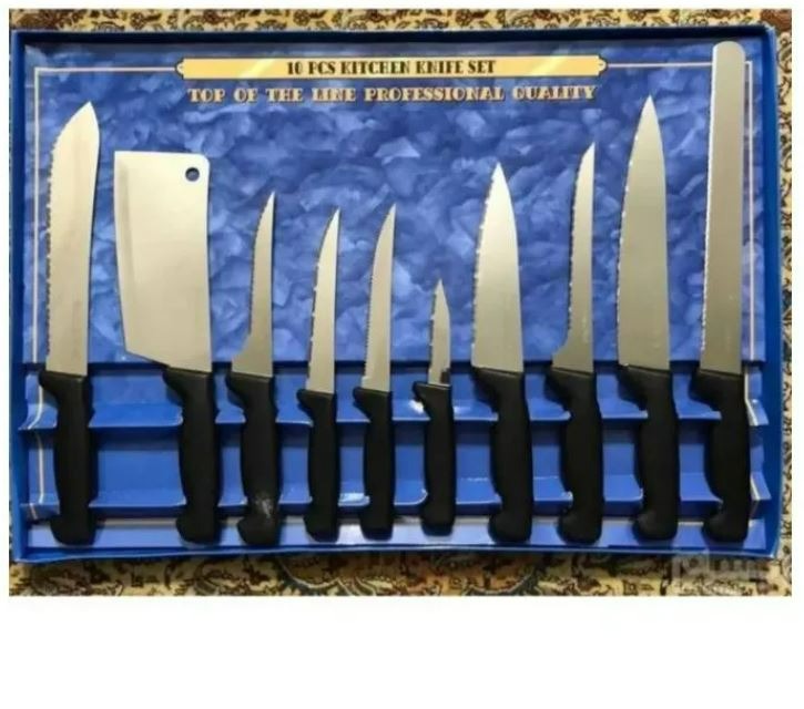 ست کامل چاقو آشپزخانه 10 پارچه خارجی