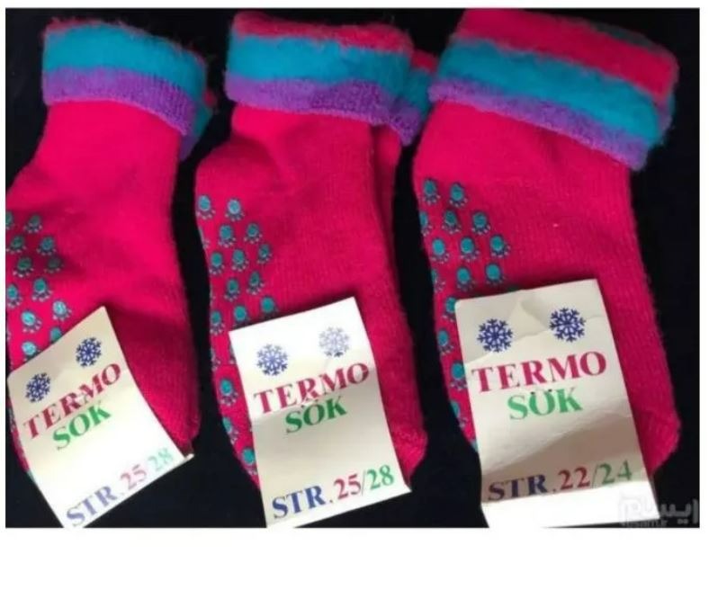جوراب کیوت زمستانه،انتها چسبناک،اصل دانمارکی، جفتی