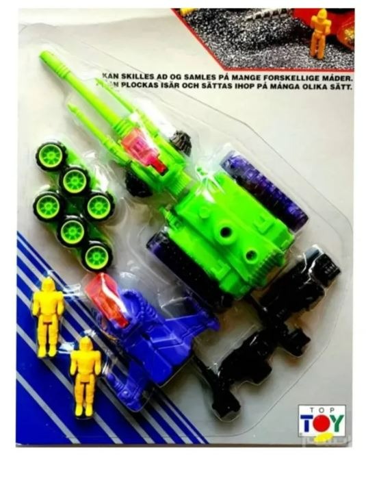 ماشین فضایی توپ حنگی فضایی با 2 آدمک ساخت دانمارک