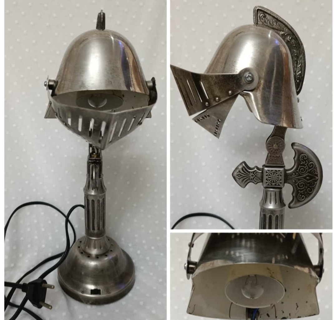 چراغ مطالعه قدیمی ژاپنی .چراغش روشن نمیشه