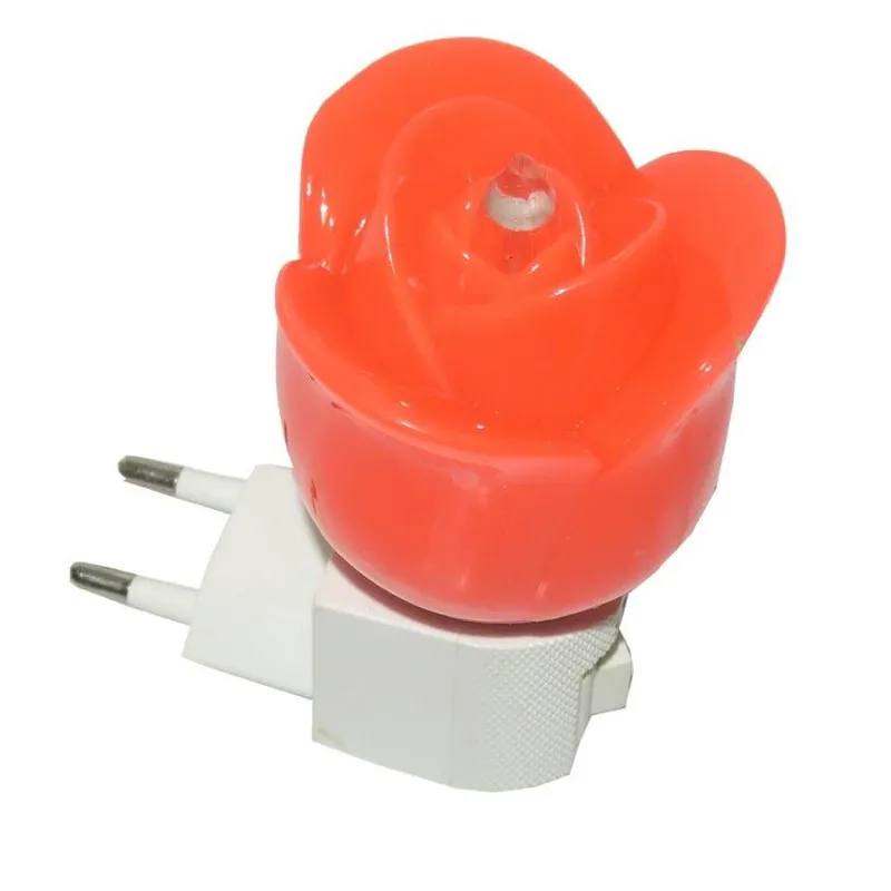 چراغ خواب طرح گل رنگ قرمز