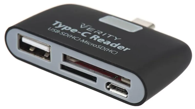 رم ریدر USB 3.1 برند VERITY مدل C103 نوع Type-C