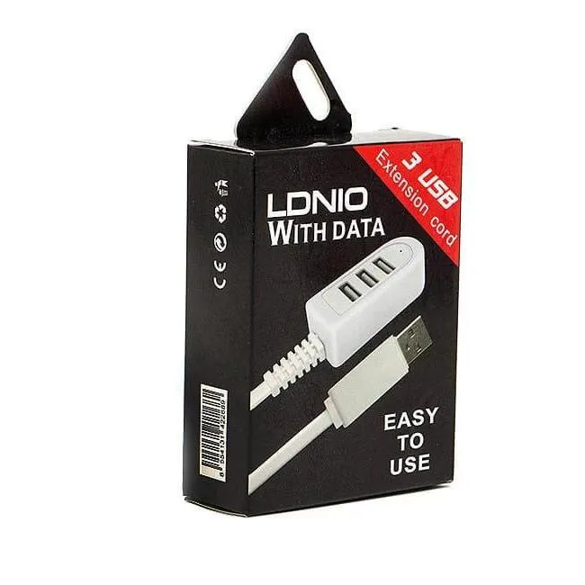هاب USB 2.0 سه پورت برند LDNIO