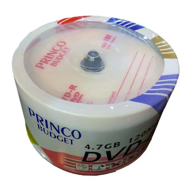 دی وی دی خام برند پرینکو بسته 50 عددی