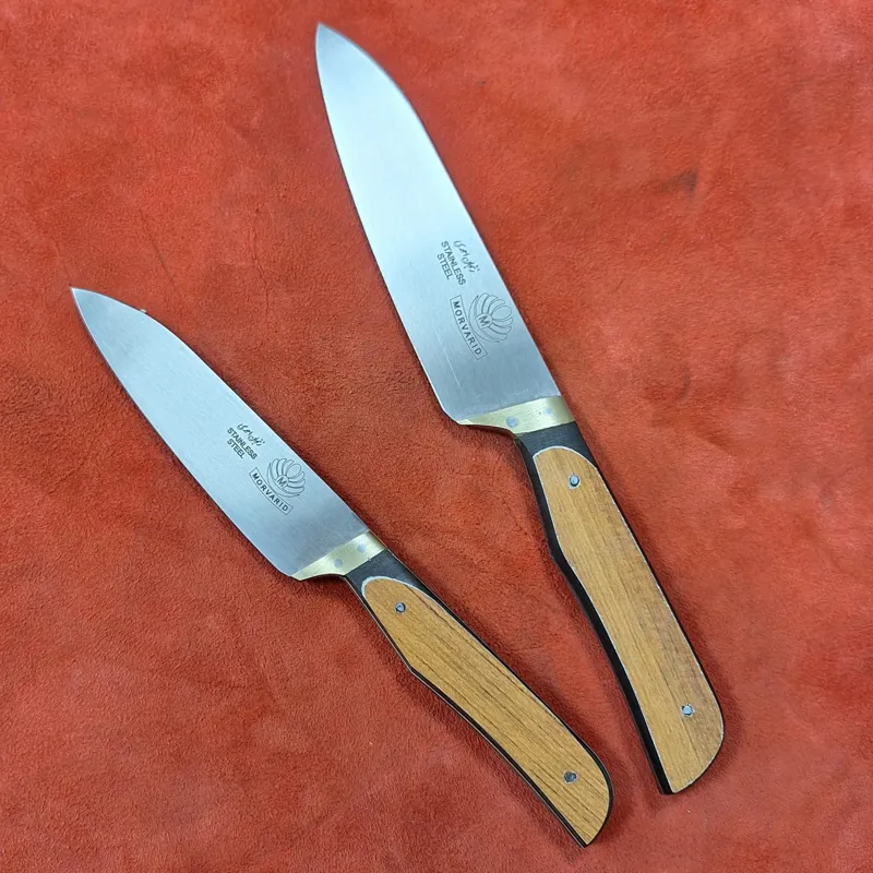 چاقوی آشپزخانه تیغه استیل ضدزنگ دسته فیبر کائوچو