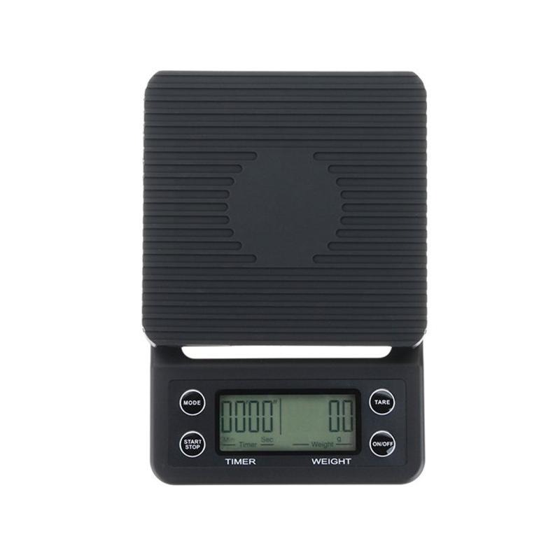 ترازو باریستا تایمردار مشکی مدل MS-K07