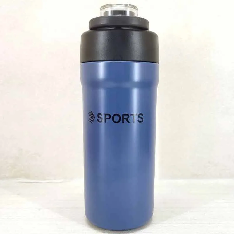 ماگ سفری مدل sport گنجایش 0.680 لیتر سرمه ای