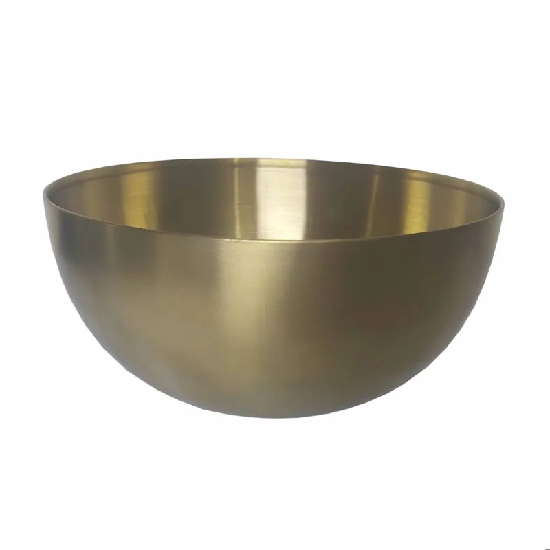 کاسه مدل سزار استیل سایز 20 طلایی