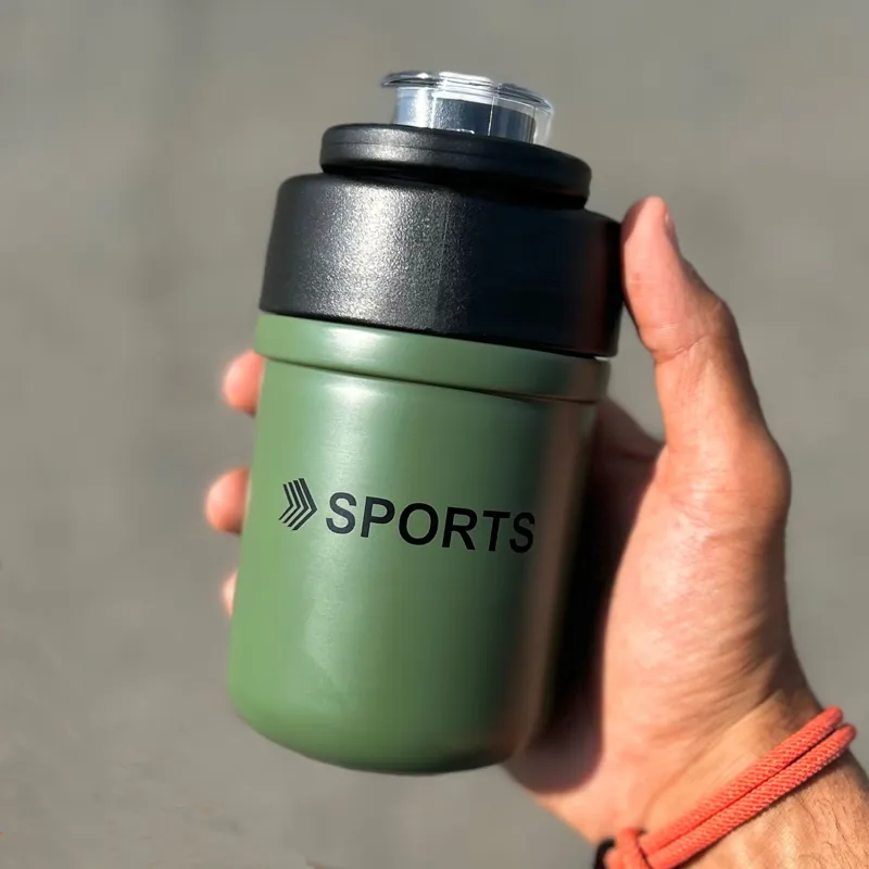  ماگ سفری دو حالته اسپرت گنجایش 0.38 لیتر سبز