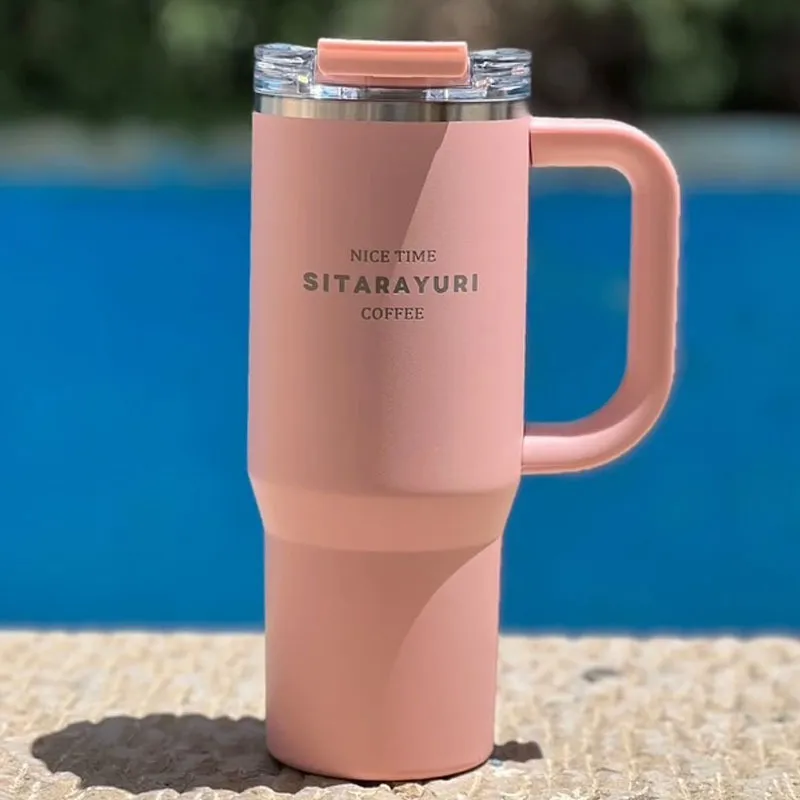 تراول ماگ سیتارایوری مدل ZF-047 حجم 0.9 لیتر صورتی