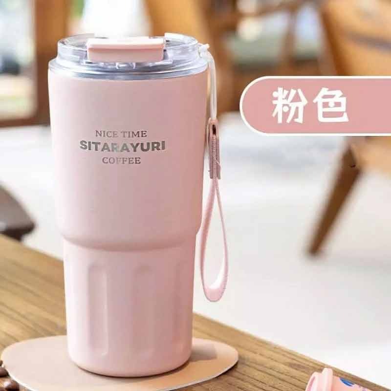 تراول ماگ سیتارایوری مدل ZF-027 حجم 0.6 لیتر صورتی