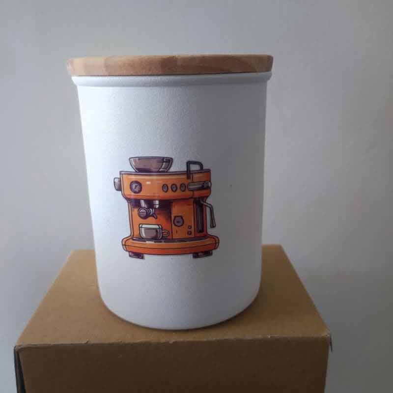 بانکه طرح قهوه مدل گلوزان کد 16 سفید