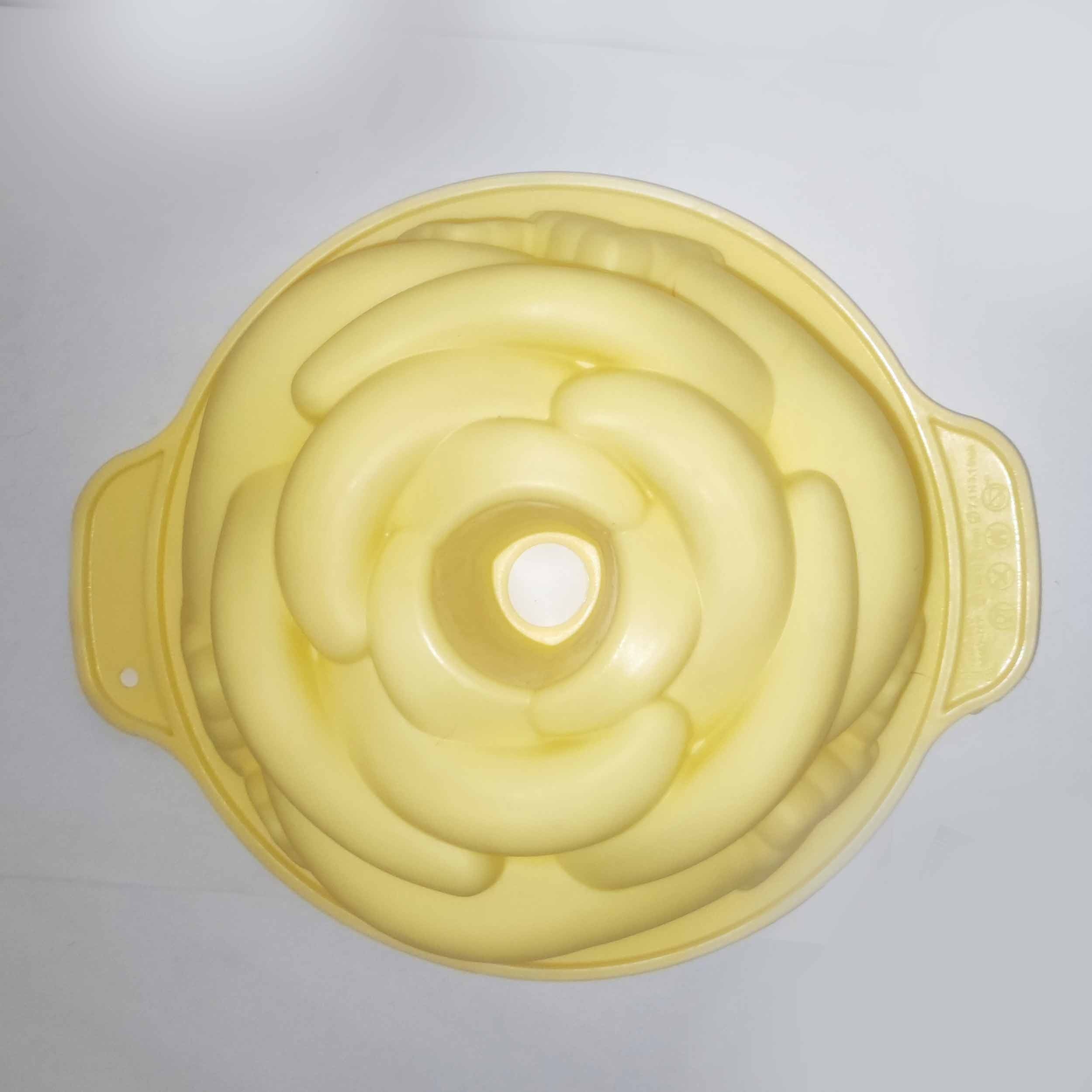 قالب دسر مدل SGQQW20 طرح گل رز زرد