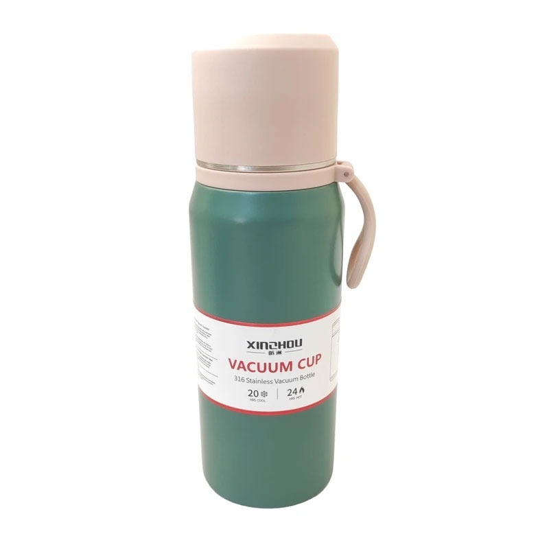 فلاسک وکیوم xinzhou گنجایش 0.5 لیتر سبز روشن