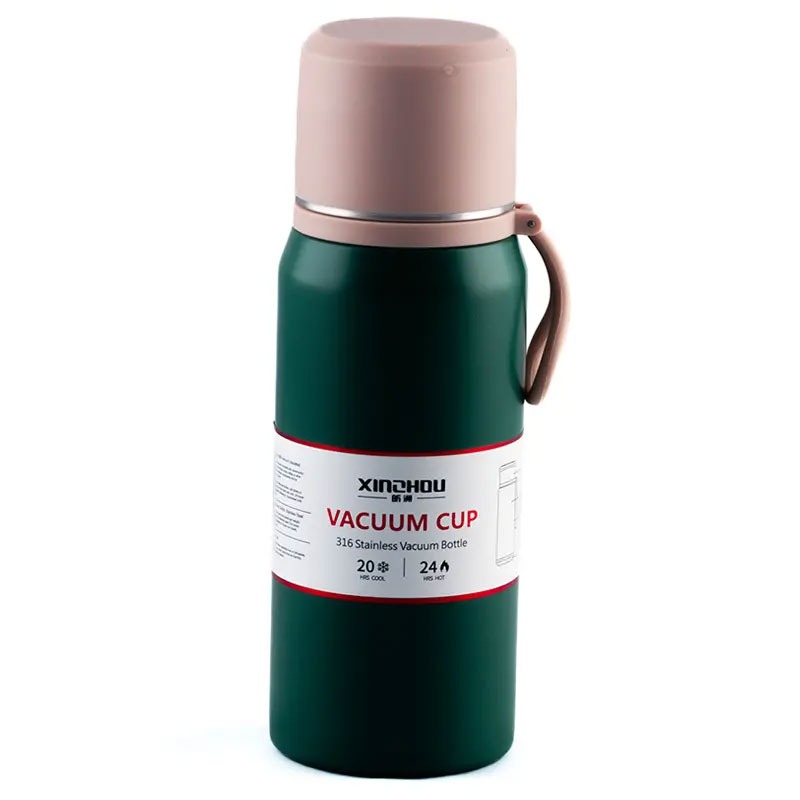فلاسک وکیوم xinzhou گنجایش 0.5 لیتر سبز تیره