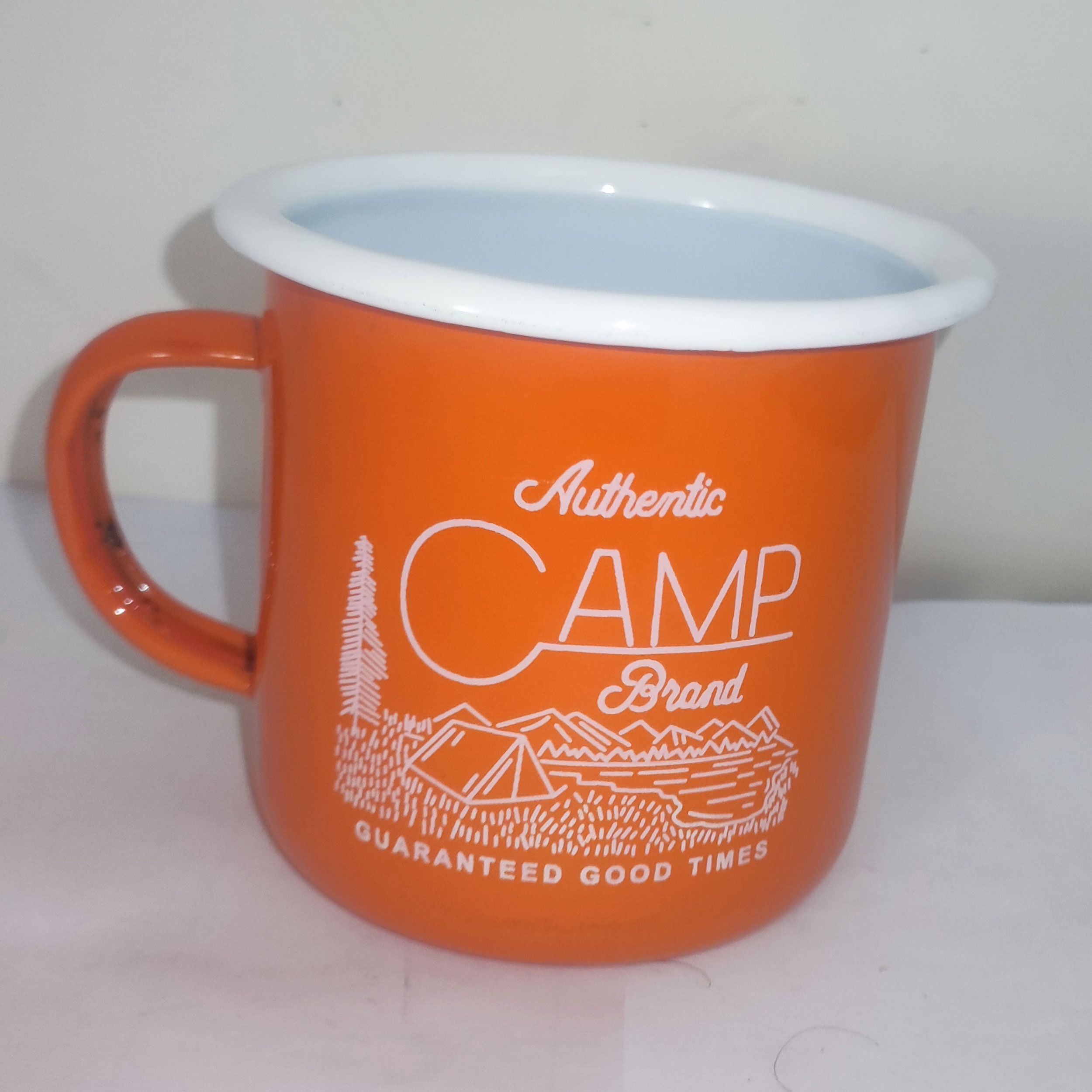 لیوان سفری ریزولی مدل CAMP گنجایش 0.4 لیتر نارنجی