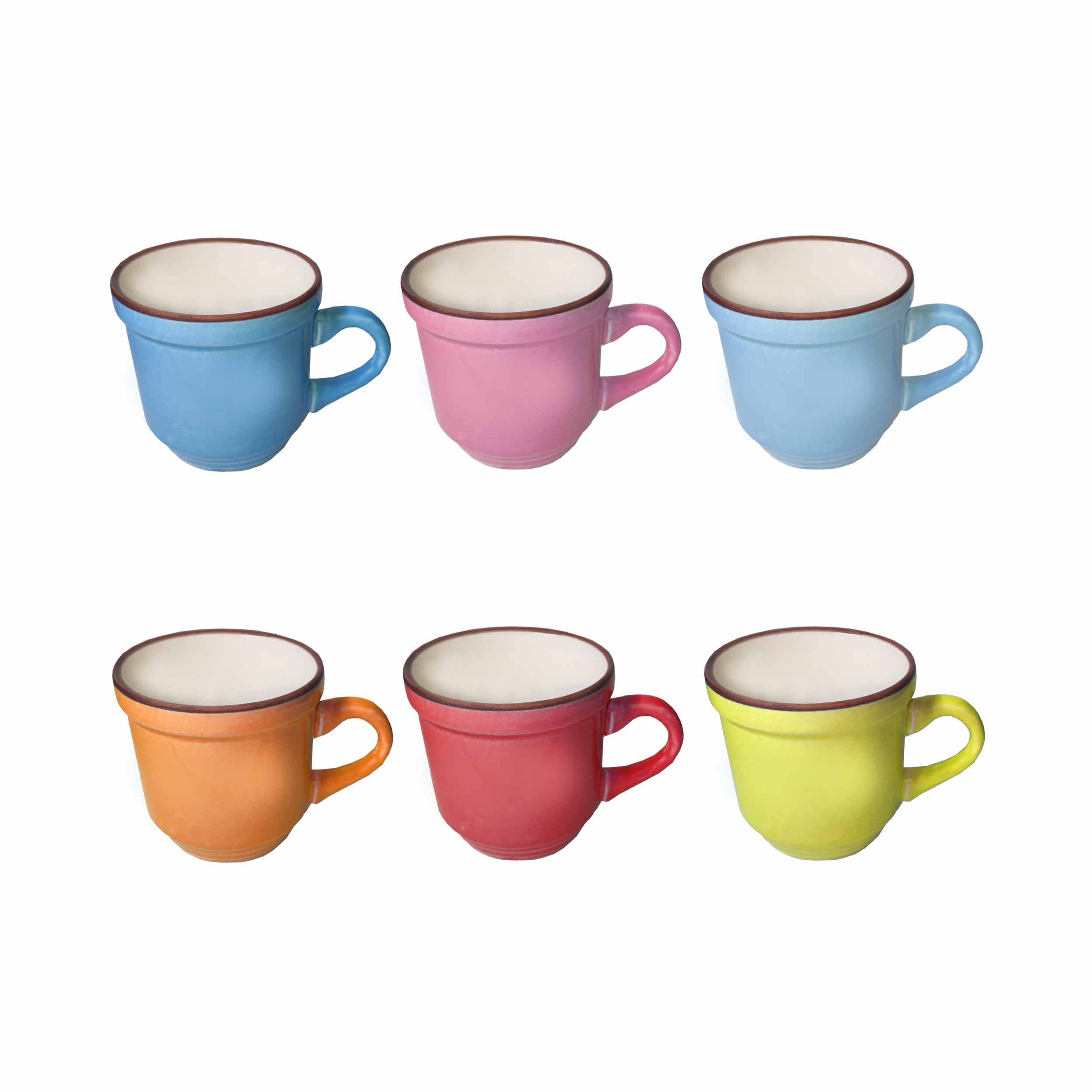 فنجان قهوه خوری سرامیکی مدل espresso بسته 6 عددی