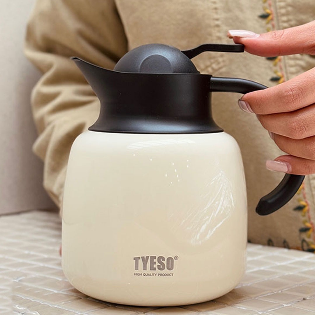 فلاسک تایسو مدل TS-8877 گنجایش 1 لیتر سفید