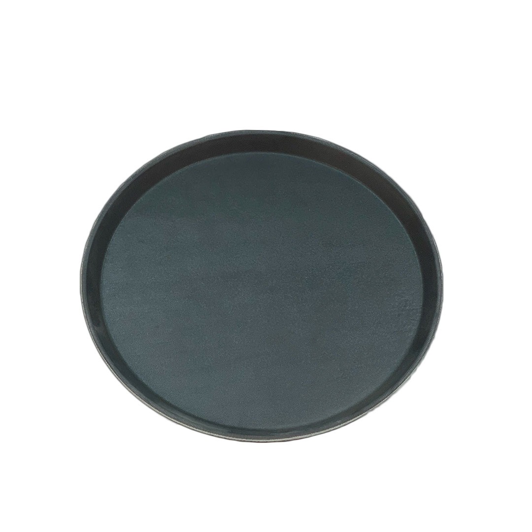 سینی مدل استپ دار طرح Circle28 رنگ مشکی