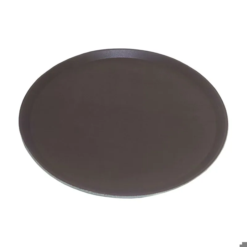 سینی مدل استپ دار طرح Circle40 رنگ قهوه ای