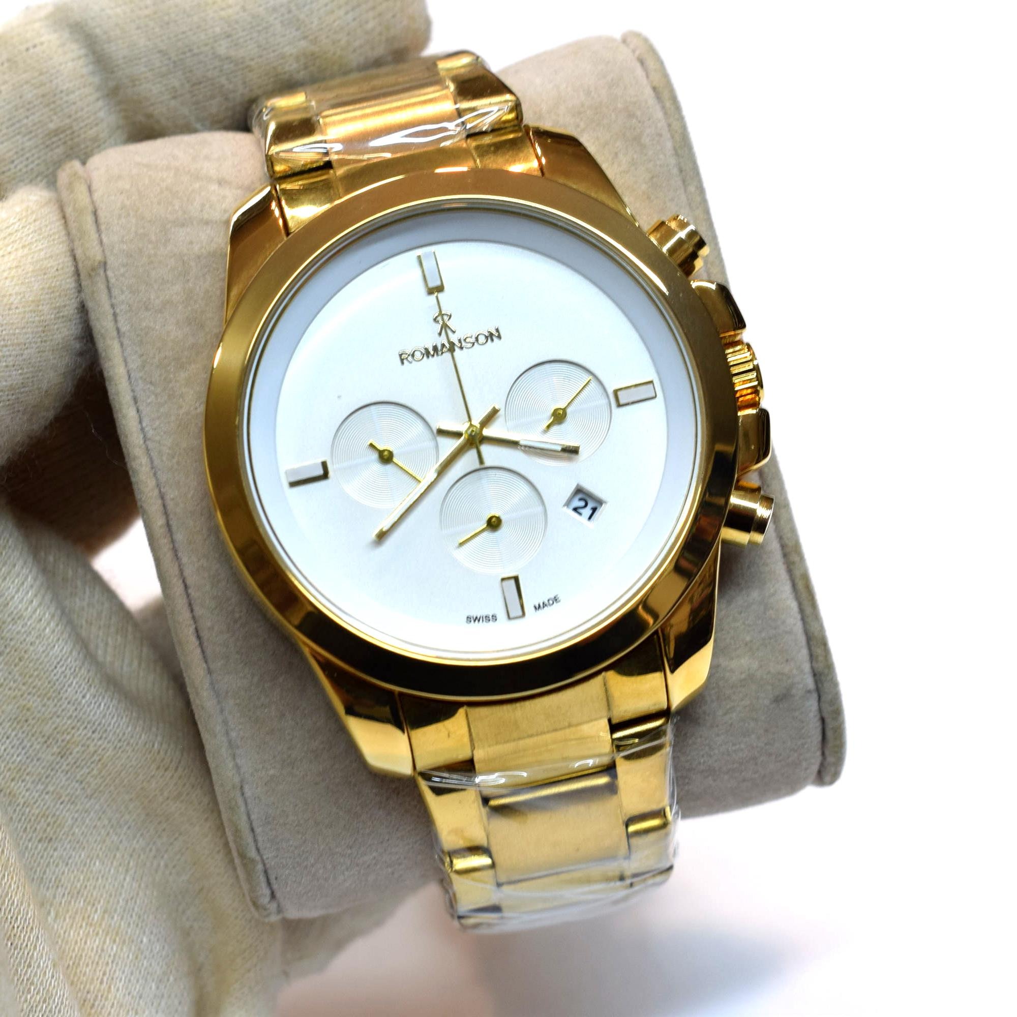 حراج بلک فرایدی ساعت Romanson سه موتوره فعال استیل