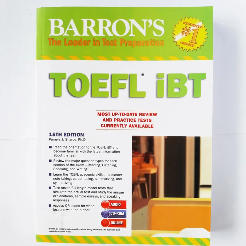 Barrons TOEFL iBT 15th Edition