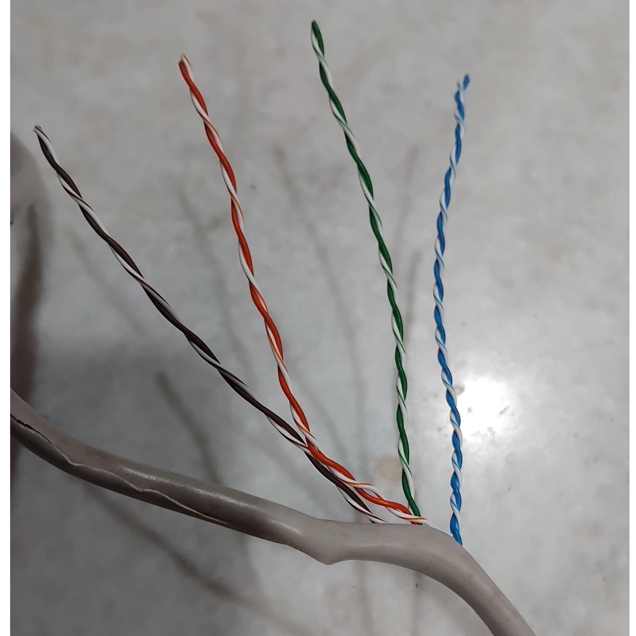 50 متر کابل شبکه cat5e UTP KOREA
