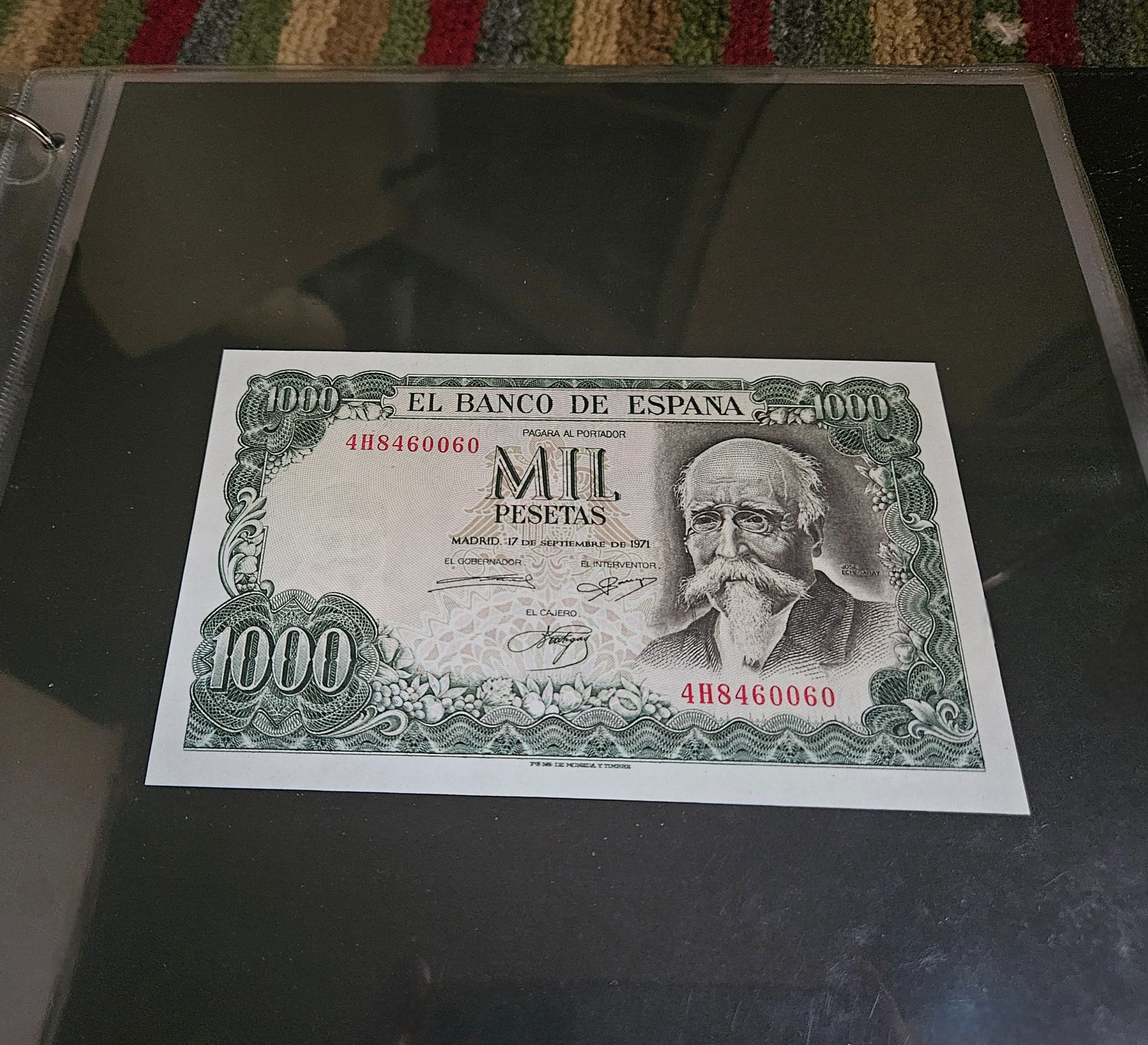اسکناس سوپربانکی سایز بزرگ 1000 پزو اسپانیا