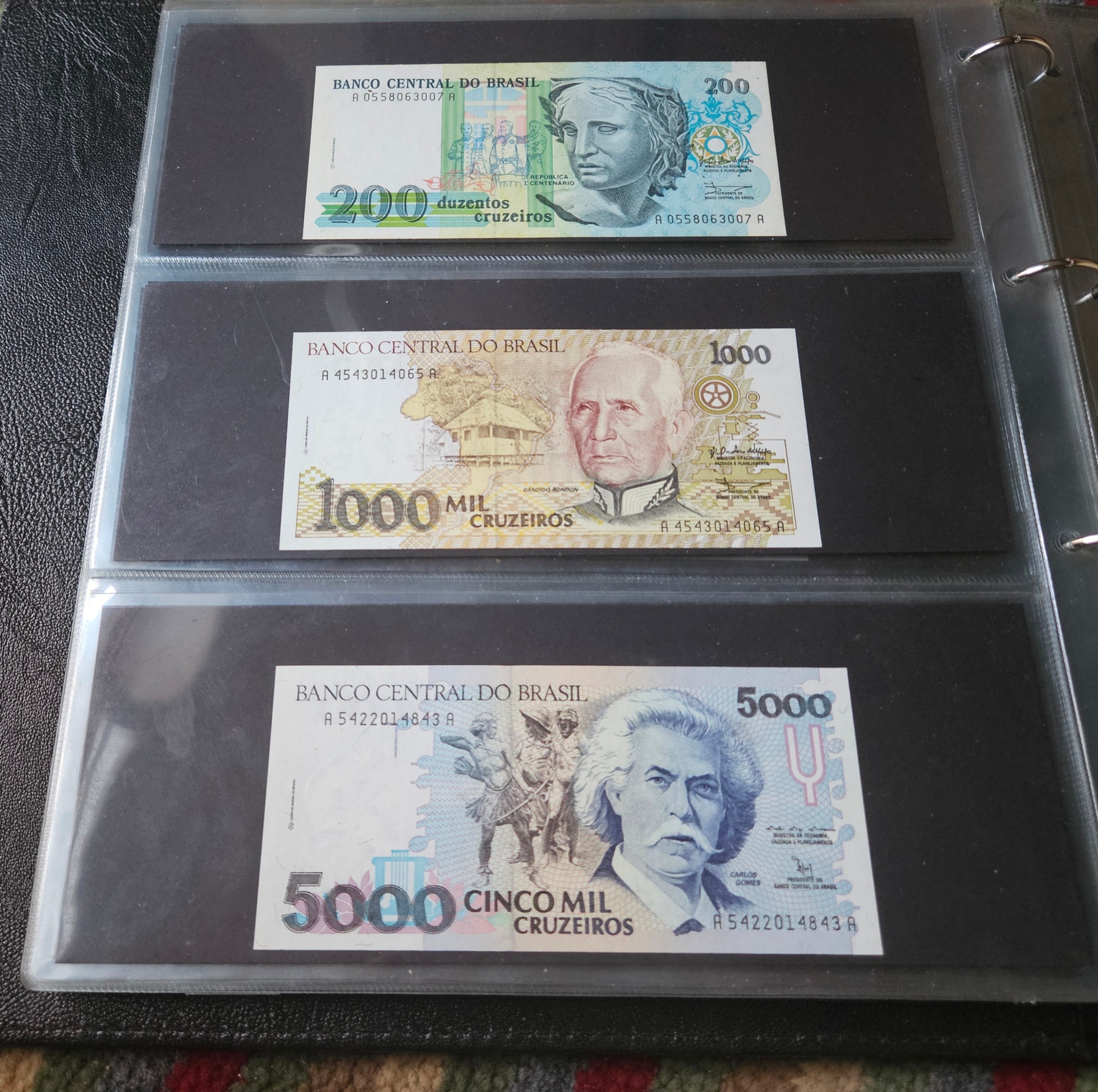 ست اسکناس رئال برزیل