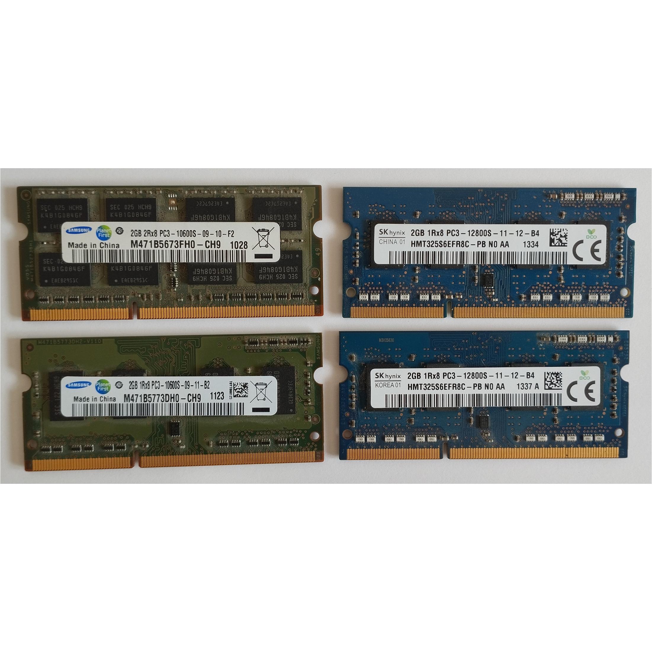 رم های 2 گیگ DDR3 لپ تاپ