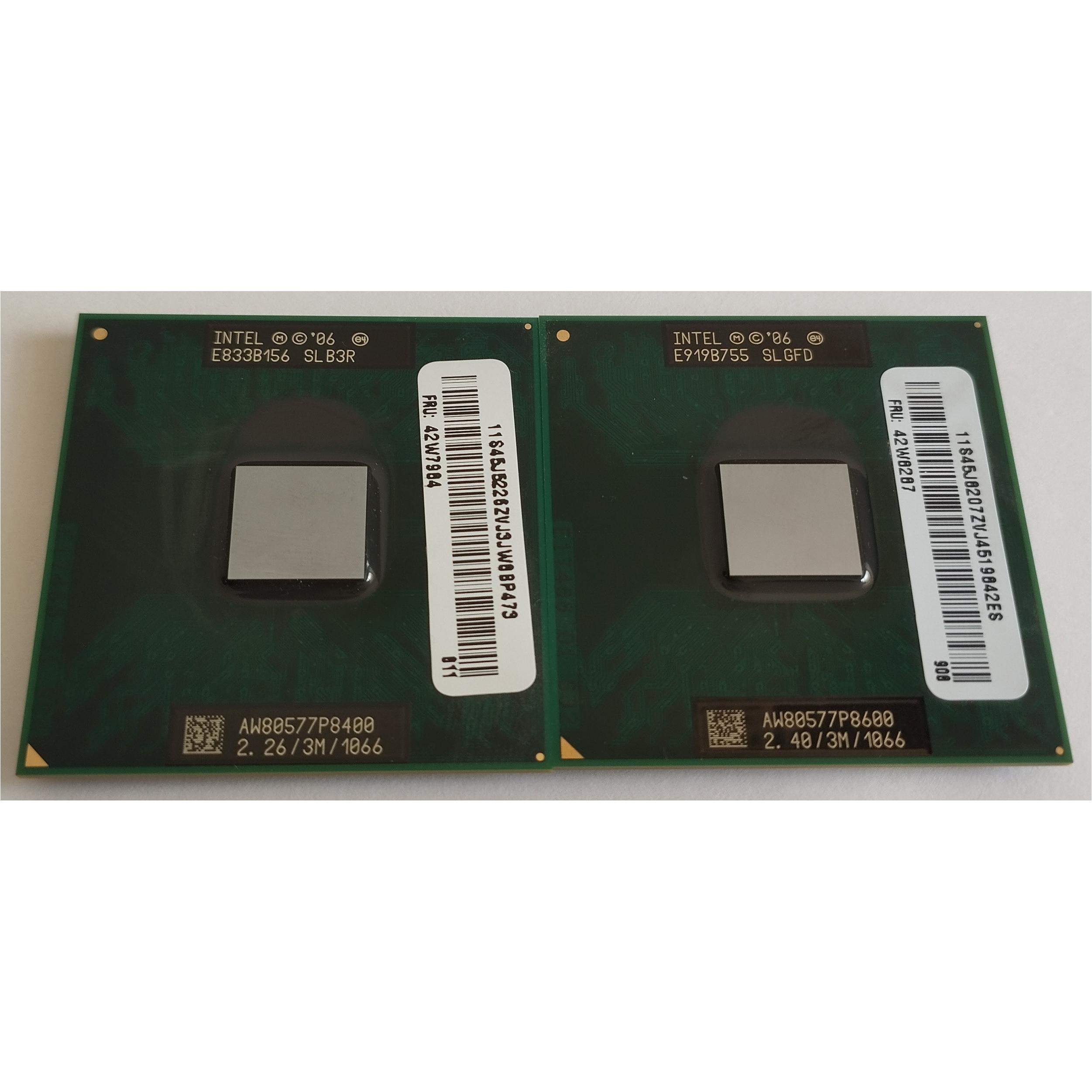 پردازندهِ های لپ تاپ Intel C2D P8400_P8600