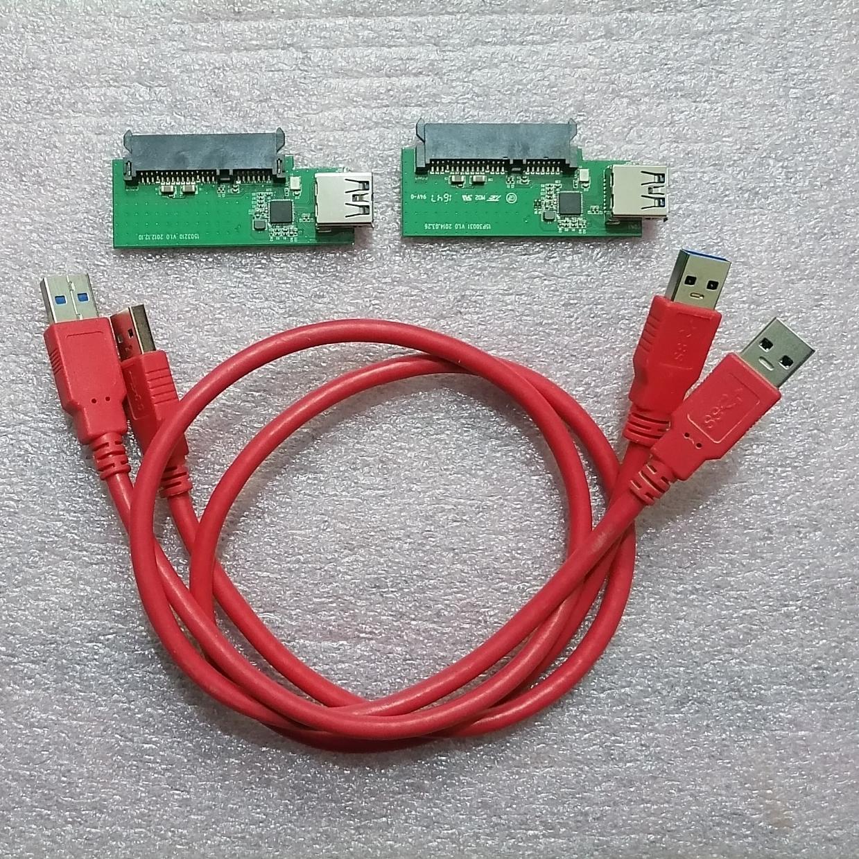 2 عدد ماژول USB3 هارد لپ تاپی اکسترنال همراه کابل