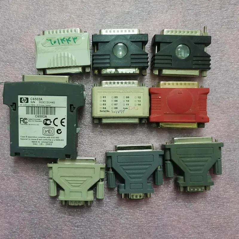 3 عدد RS232 به Paraller و 5 عدد قفل سخت افزاری