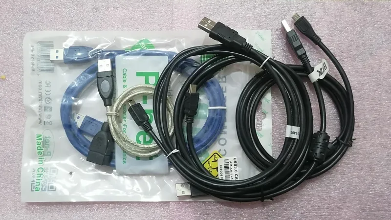 5 عدد کابل مینی usb و usb