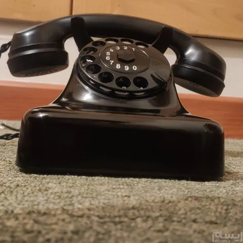 تلفن قدیمی زیمنس مشکی