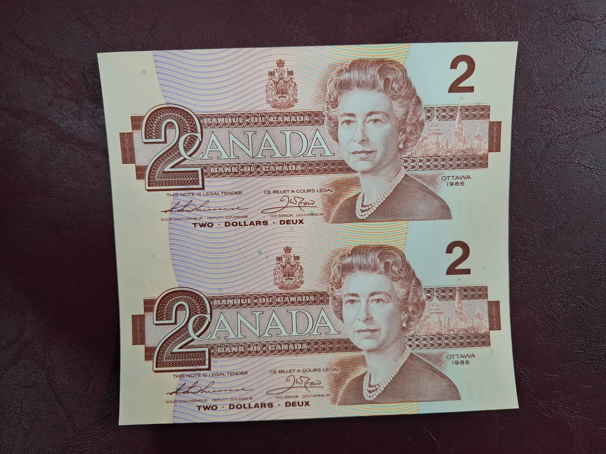 جفت بانکی دو دلار آنکات کانادا تصویر ملکه