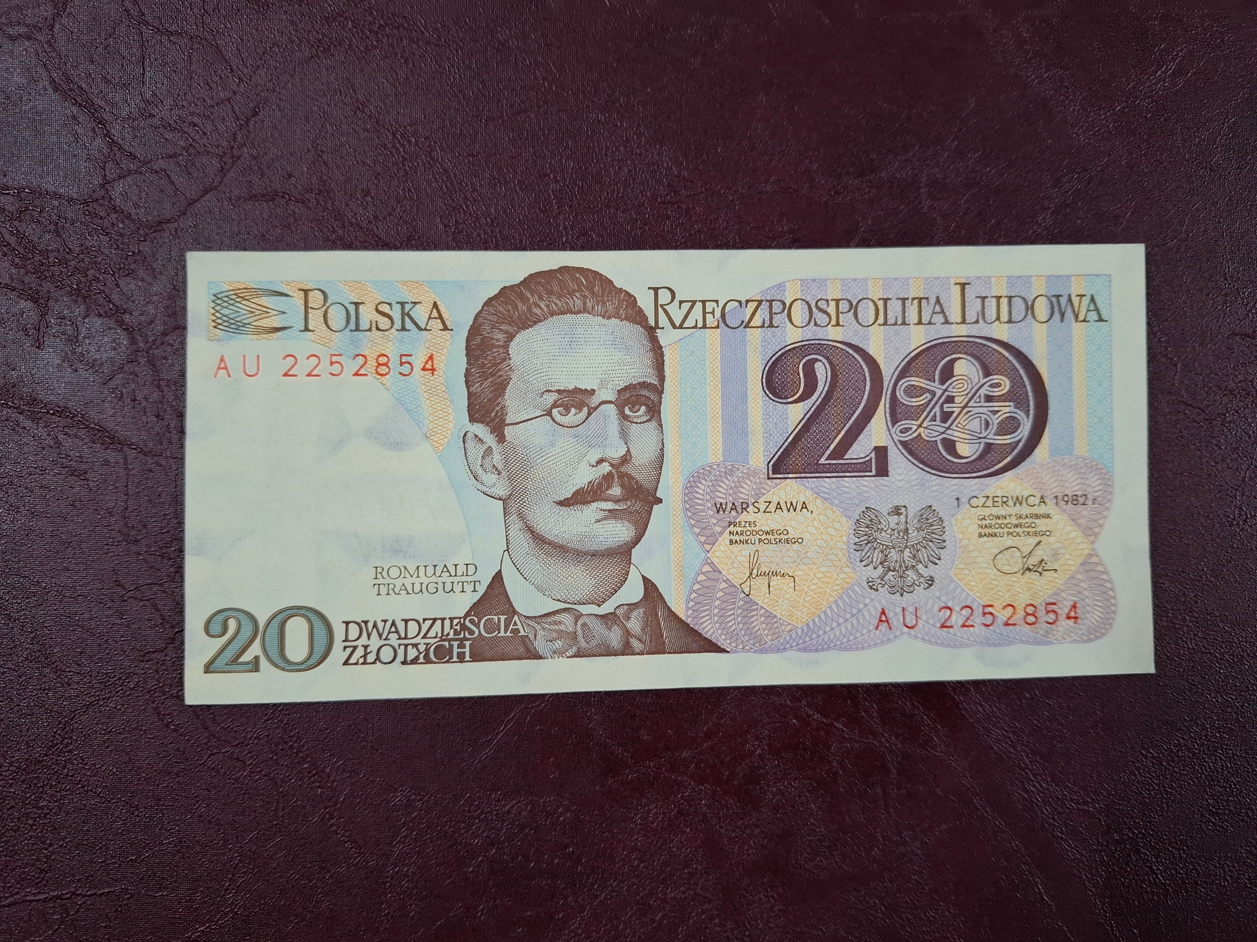 تک بانکی 20 زلوتی لهستان 1982