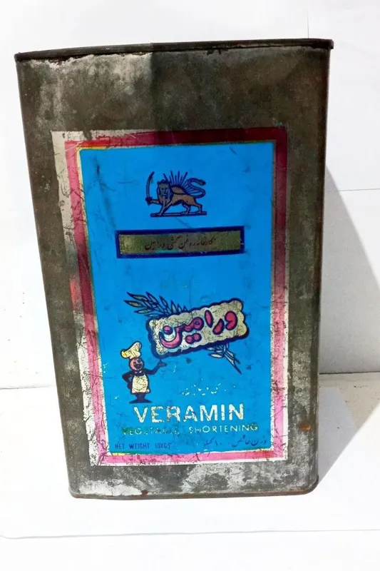 قوطی روغن قدیمی