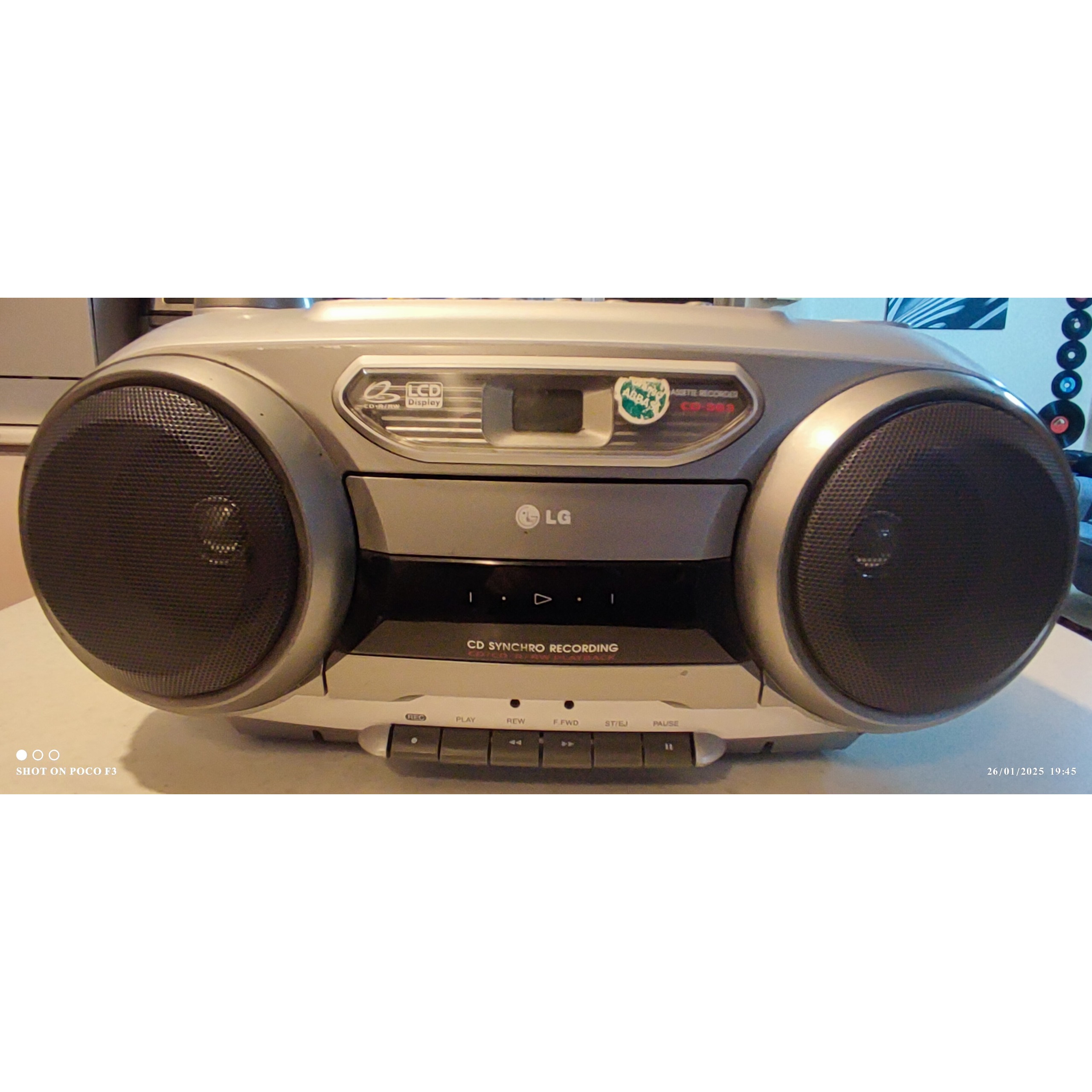 ضبط صوت و cd و رادیو الجی اصلی