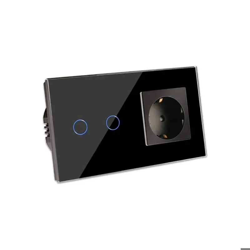 پریز و سوییچ مدرن لمسی LED