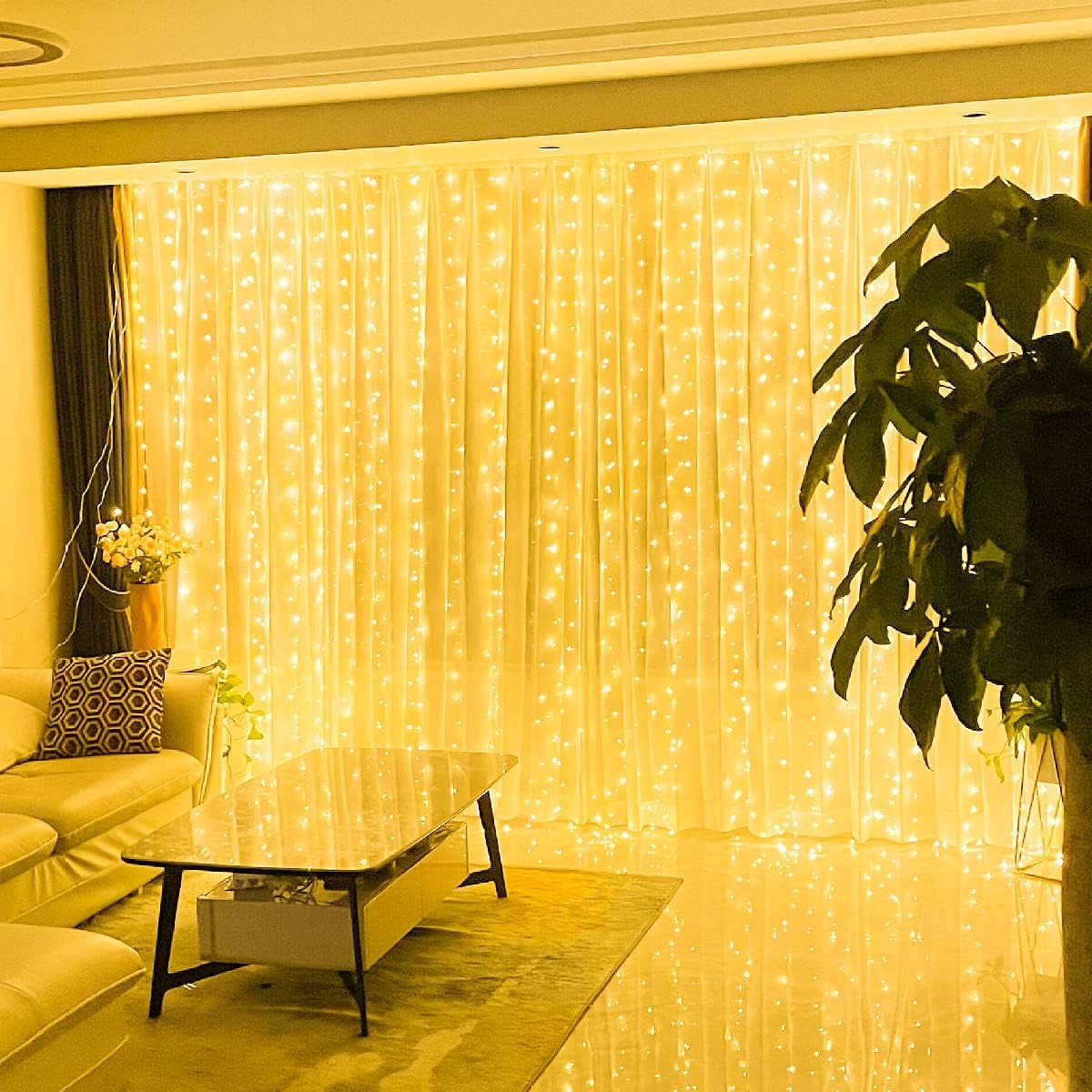 ریسه 6 متری LED برای تزئین پرده برند salcar