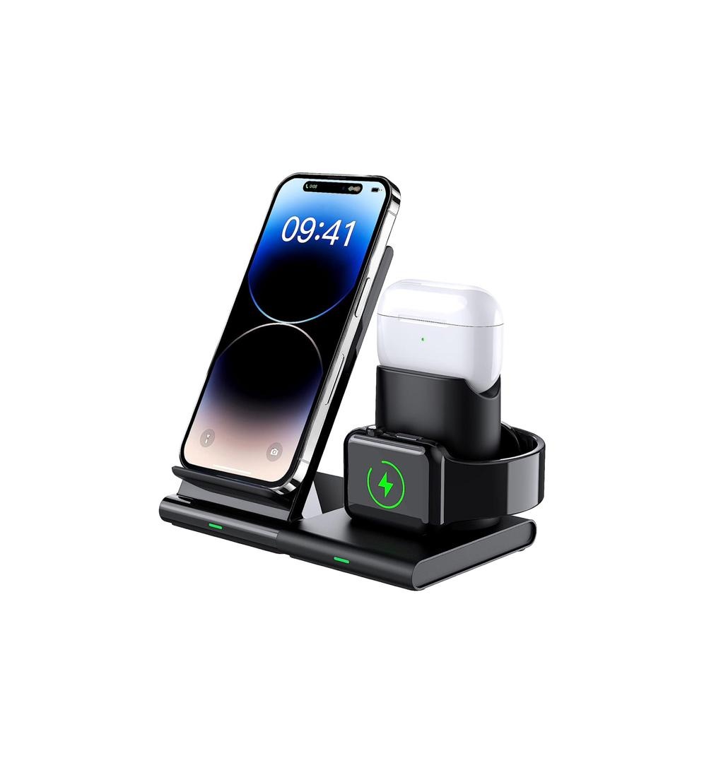 شارژر وایرلس برند Hoidokly مدل 3in1
