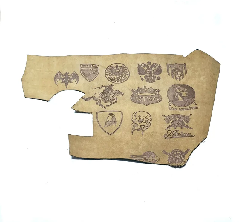 چرم طبیعی گاوی هورس لیزر خورده