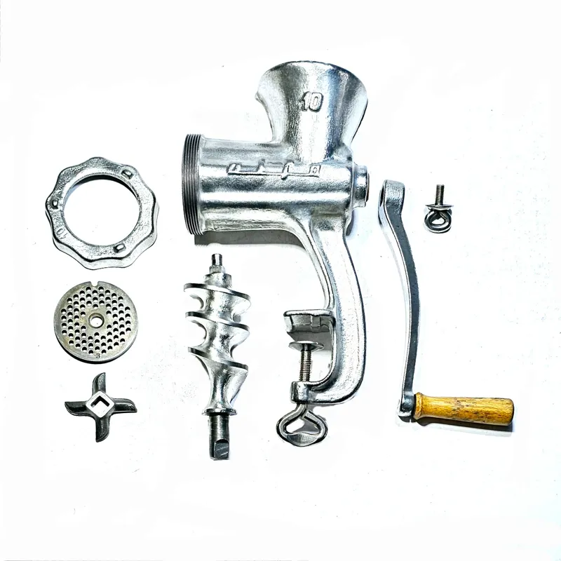 چرخ گوشت دستی قدیمی مهلکه / سایز 10 / لهستان